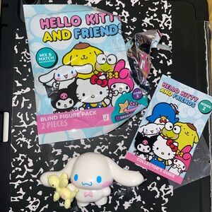 Brand New Hello Kitty 2” Blind Single Figure Series 2 - Cinnamoroll